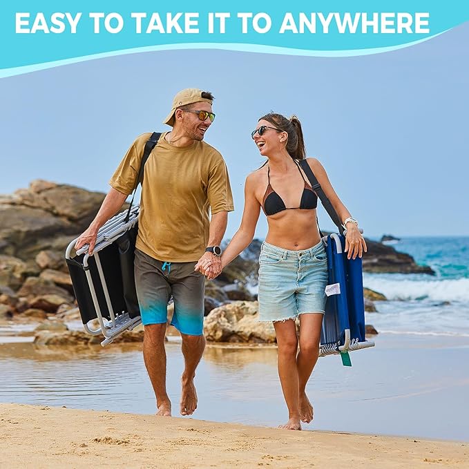 #WEJOY Folding Recliner Lounge Chair with Side Table for Outdoor 5 Positions Adjustable Reclining Patio Camping Chair with Removable Padded Pillow,Side Pocket for Beach Pool Patio Sunbathing Lawn